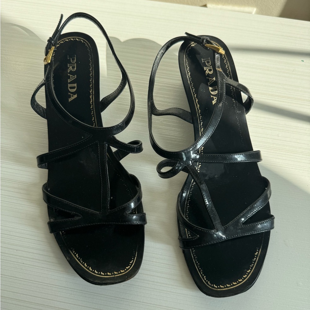 Prada sandal wedges 8
